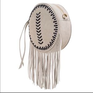 Summer & Rose Taupe Beige Round Bag